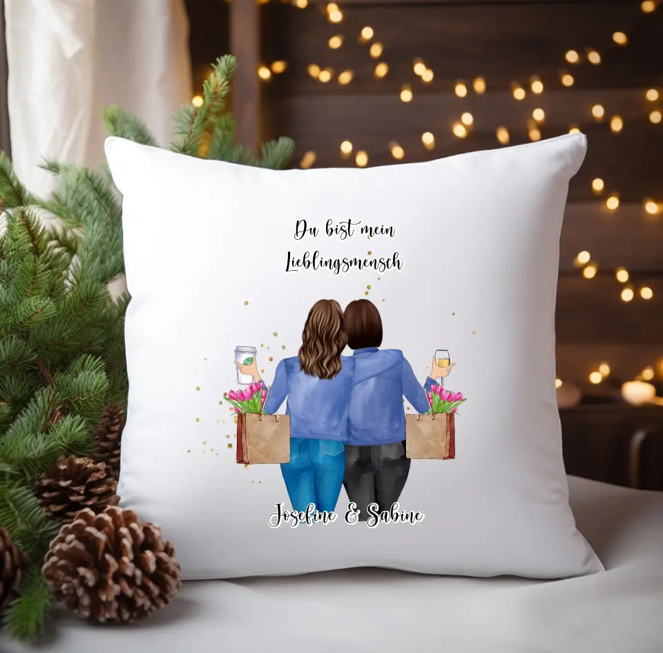 Beste Freundin Personalisiert Kissen