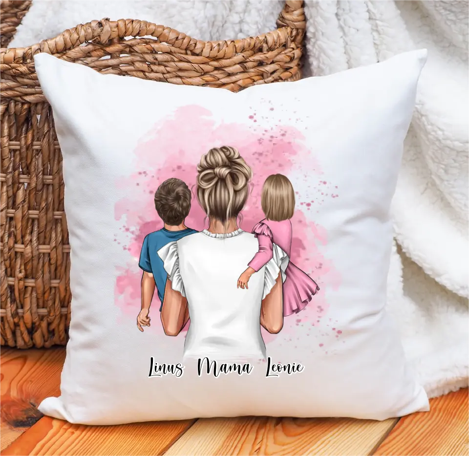 Mama & 1-2 Kinder Kissen