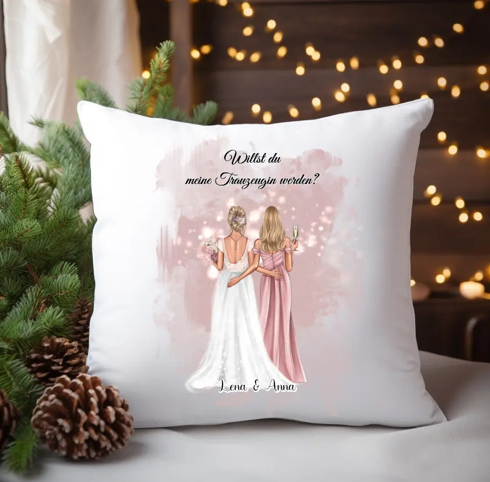 Braut & Freundin Kissen