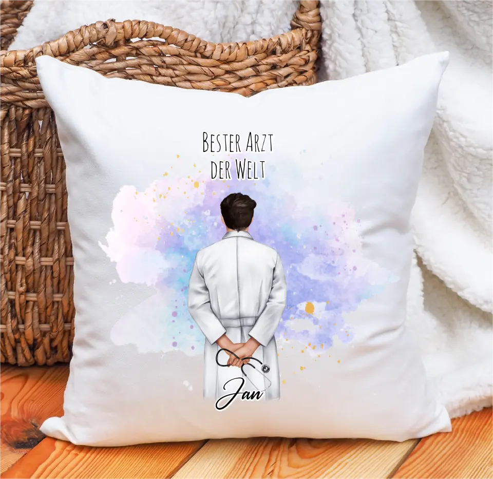 Arzt Geschenk Kissen