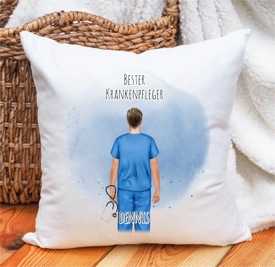 Krankenpfleger Geschenk Kissen