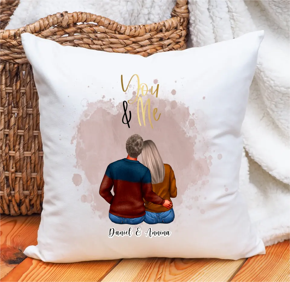 Paar Geschenk Kissen