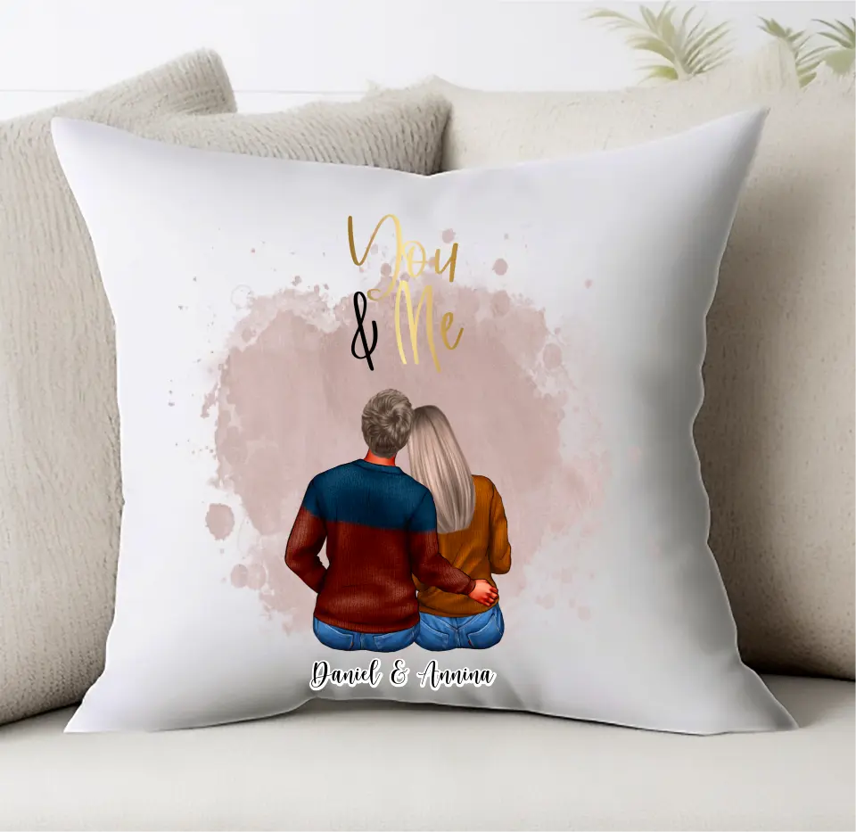 Paar Geschenk Kissen