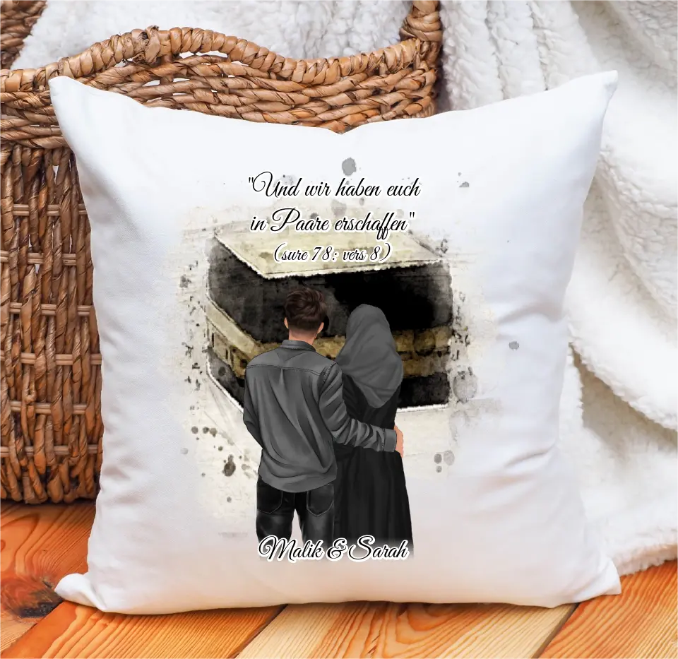 Muslim Paar Geschenk Kissen