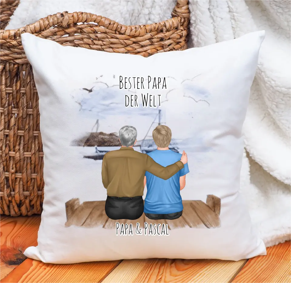 Papa & Sohn Kissen