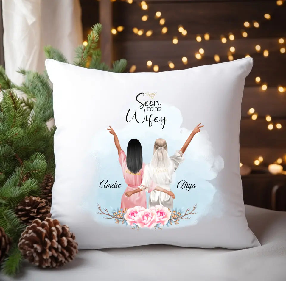 Braut & Freundin Kissen