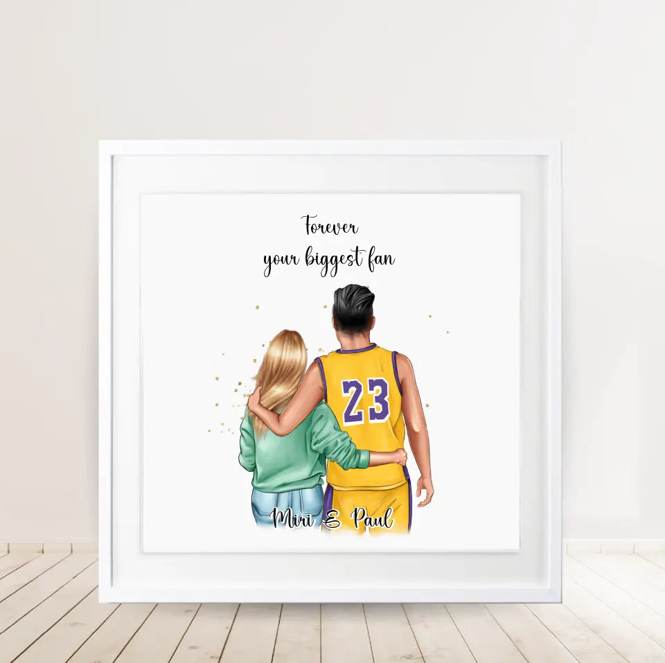 Paar Poster Basketball