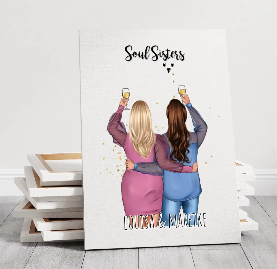 2-3 Plus size Freundinnen Poster