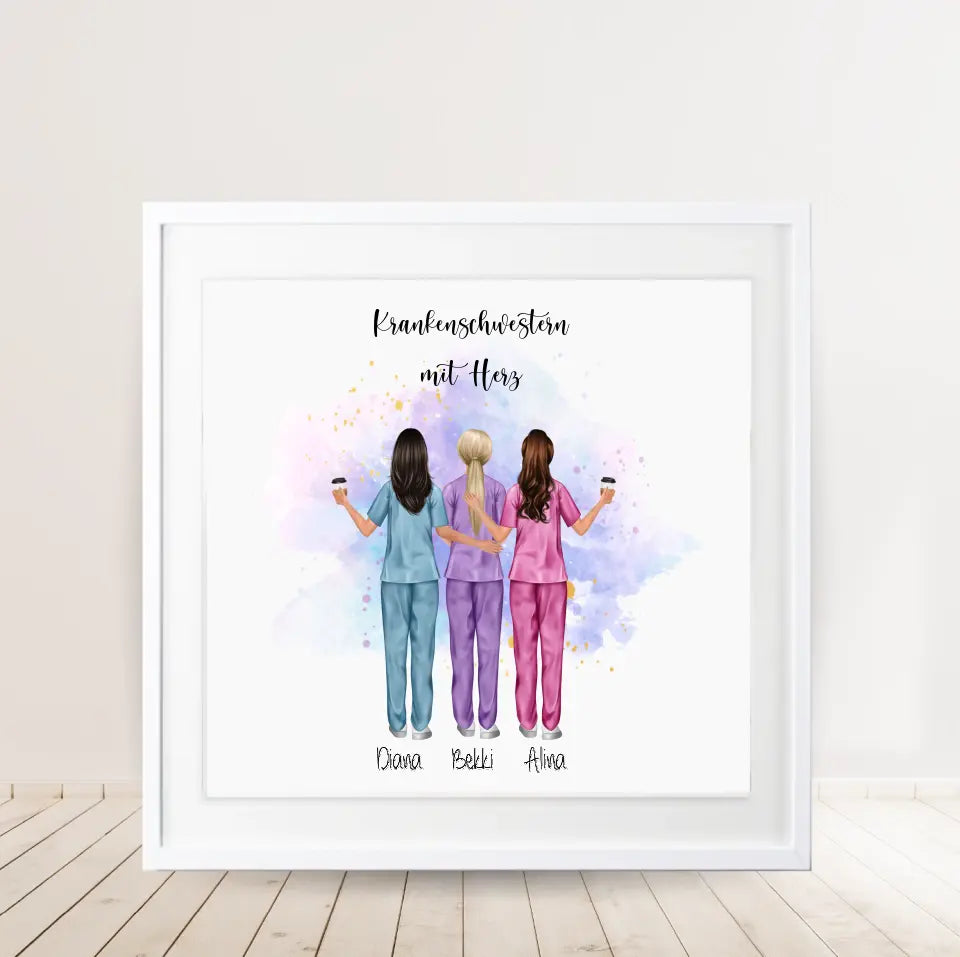 3-5 Krankenschwestern Poster