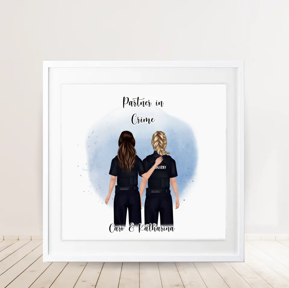 2-4 Polizistinnen Poster