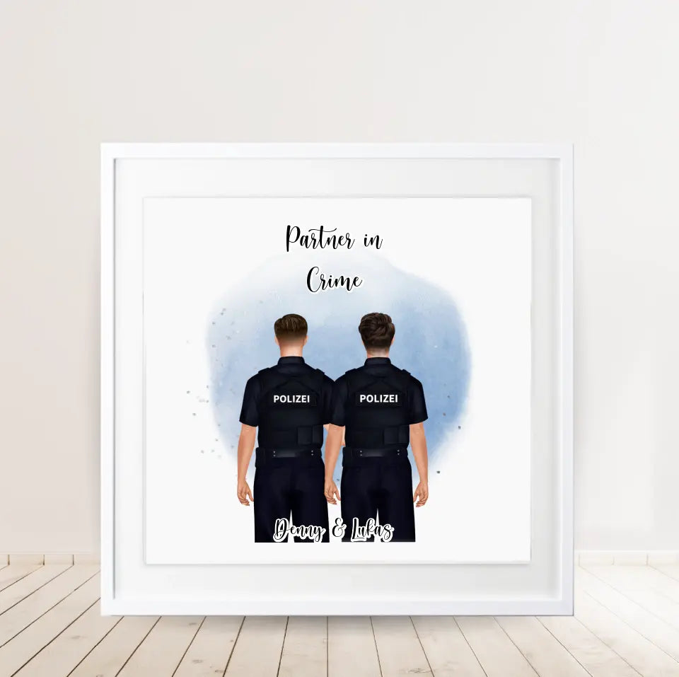 2-3 Polizisten Poster