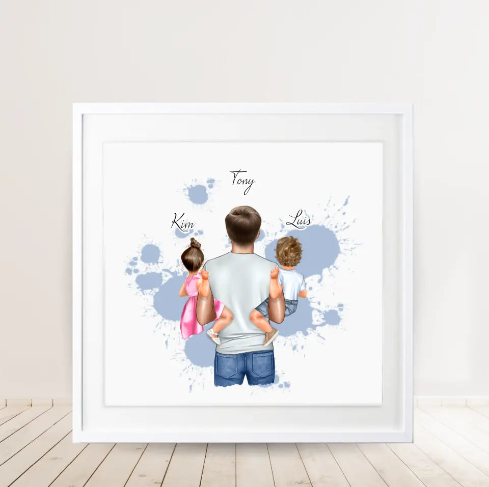 Papa & Baby Poster