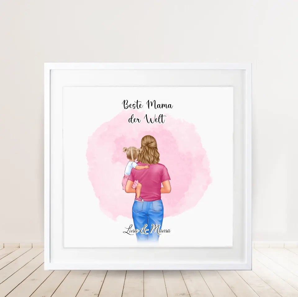 Mama & 1-2 Kinder Poster