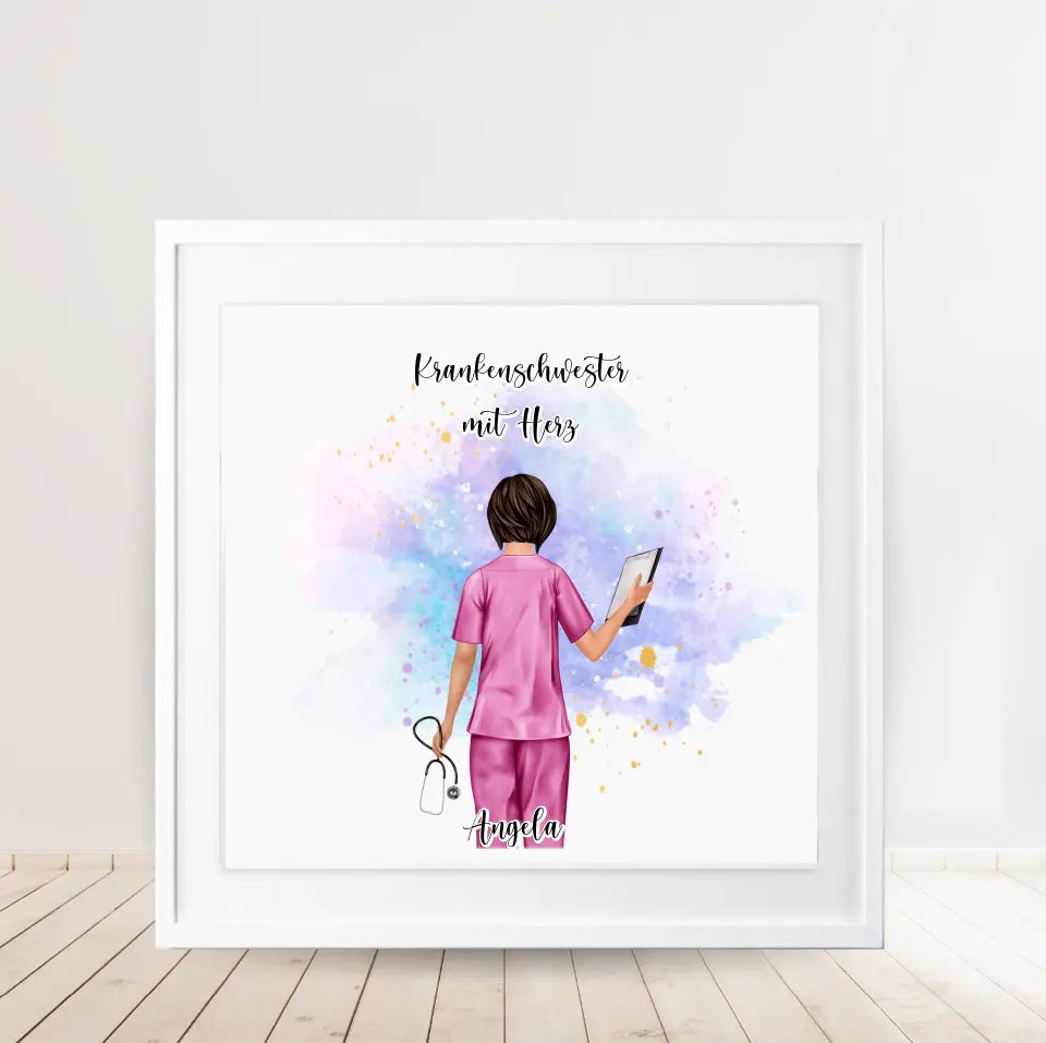 Krankenschwester Poster Personalisiert