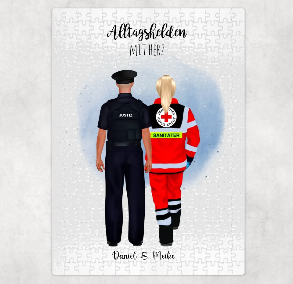 Polizei & Sanitäter Puzzle