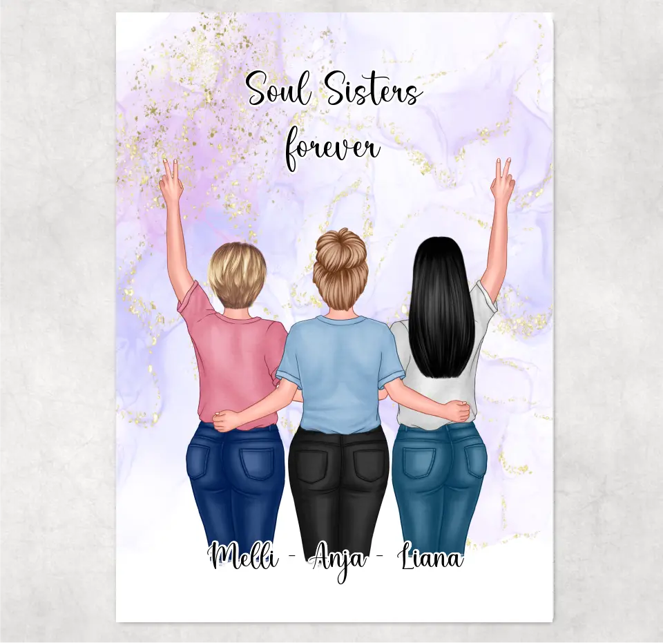 2-4 Freundinnen Puzzle