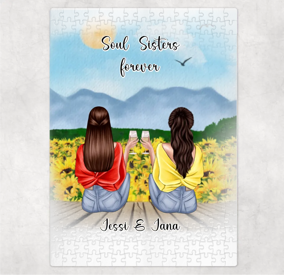 2-3 Beste Freundinnen Puzzle