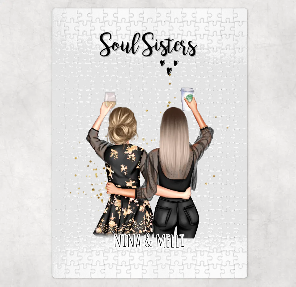 2-3 Freundinnen Puzzle