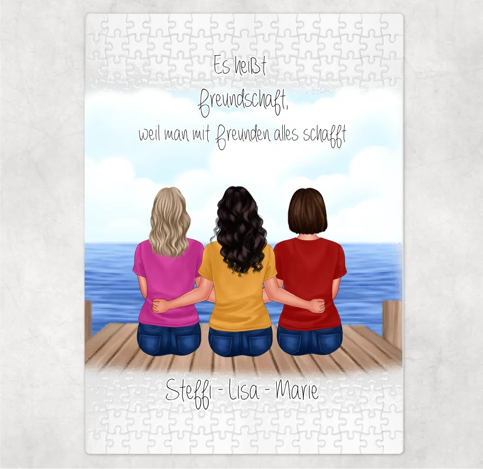 3-5 Freundinnen Puzzle