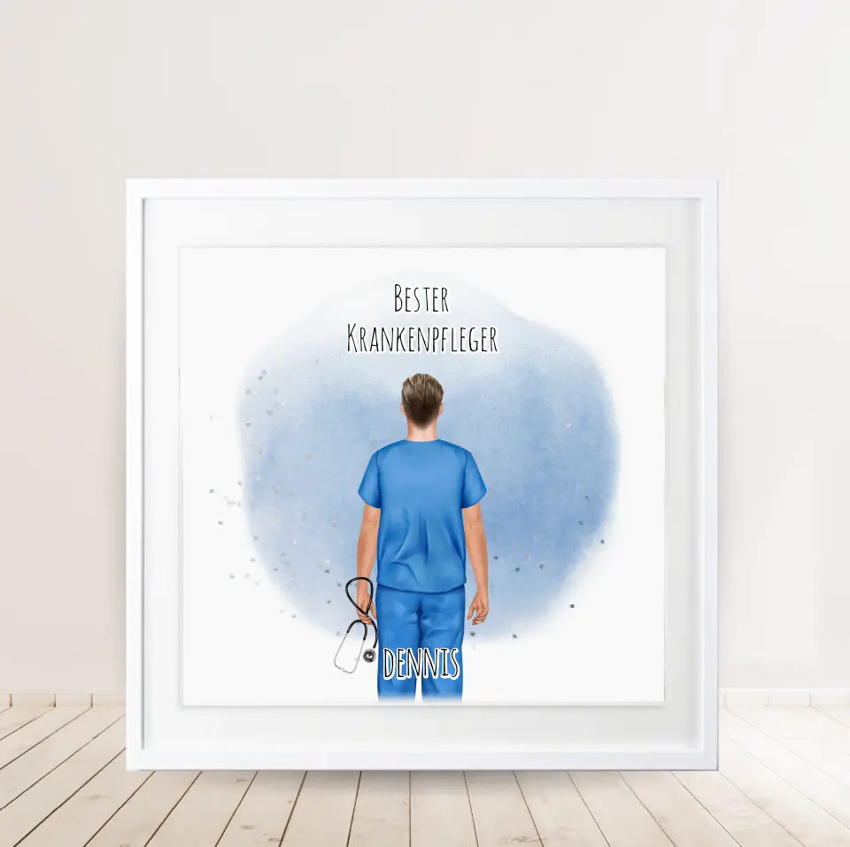 Krankenpfleger Geschenk Poster