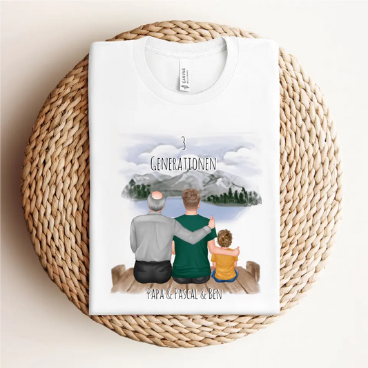 Vater, Sohn & Enkel/in T-Shirt