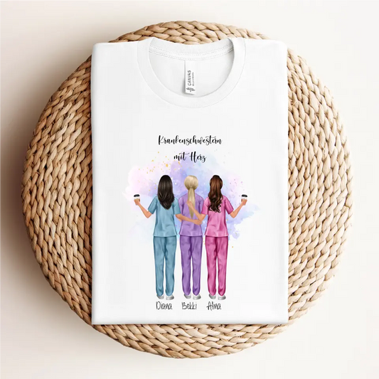 3-5 Krankenschwestern T-Shirt