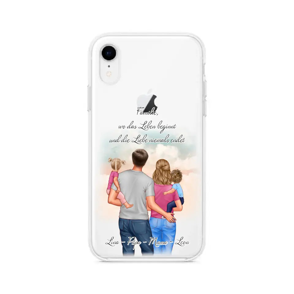 Familie 1-2 Kinder Handyhülle