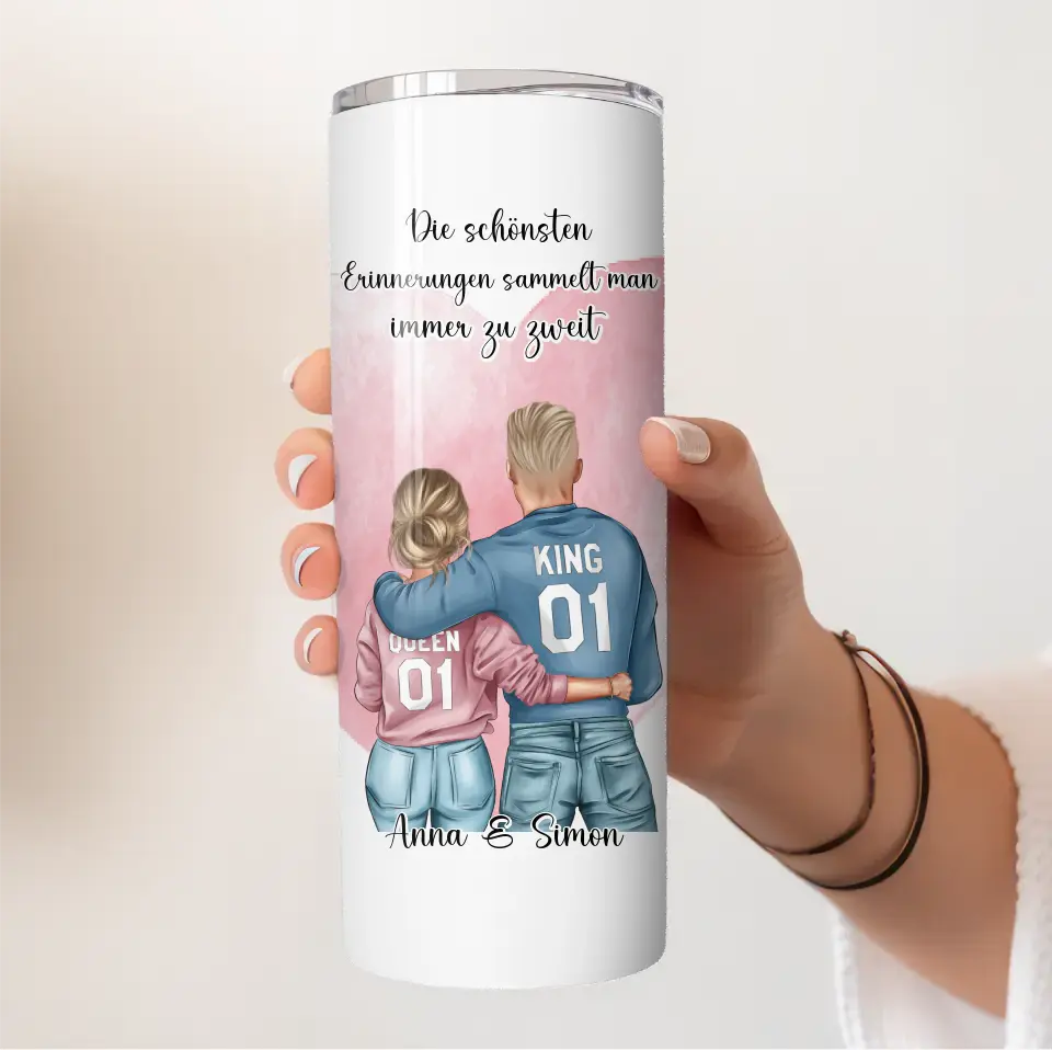Paar Tasse / Thermobecher, Geschenk Paar, Geschenk Freund, Geschenk Freundin