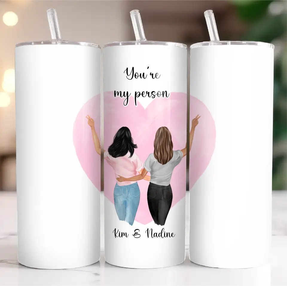 2-4 Beste Freundinnen Tasse / Thermobecher