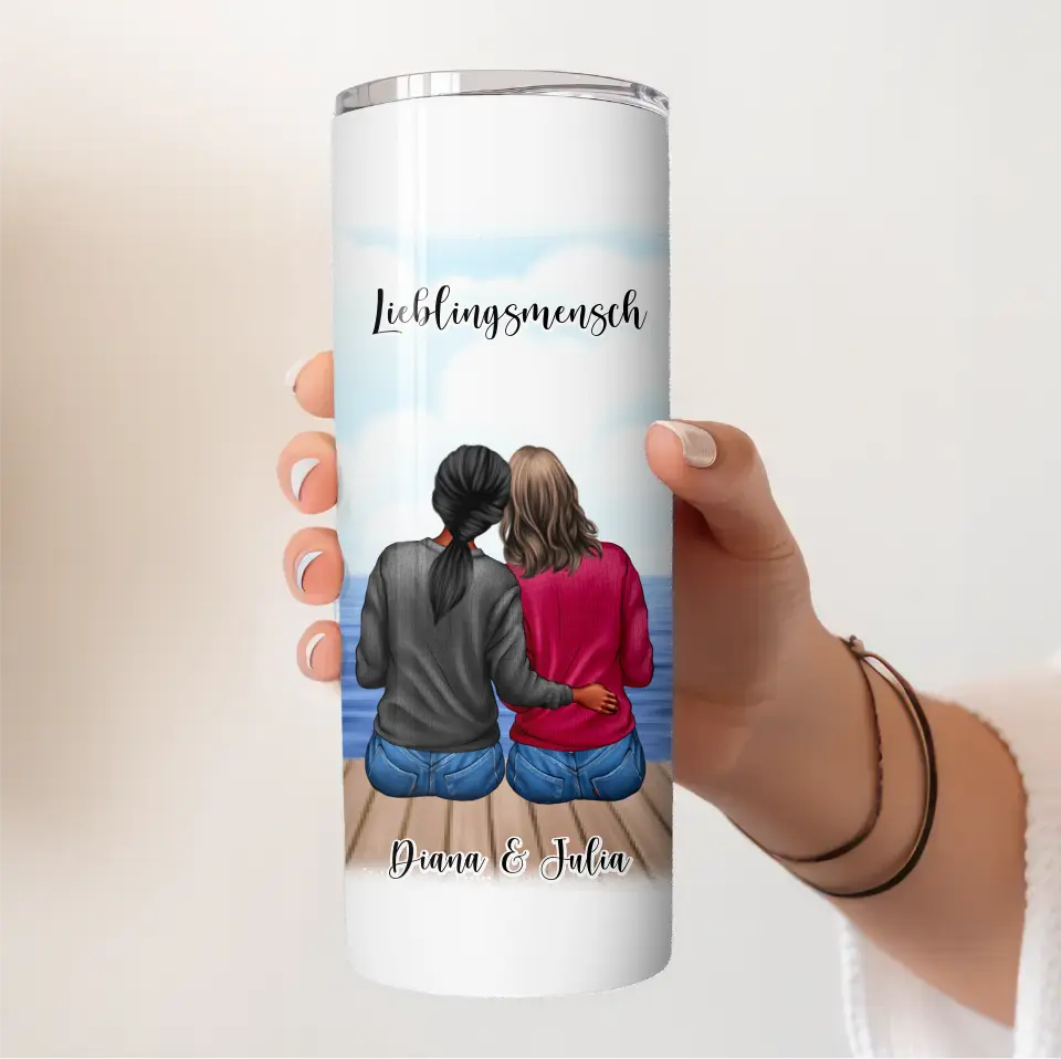 Freundinnen Tasse / Thermobecher