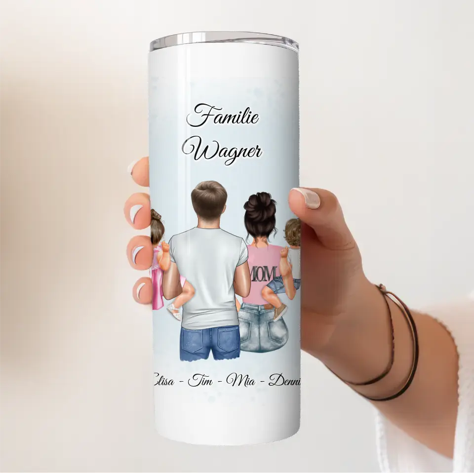 Mama Papa & 2 Babys Tasse / Thermobecher