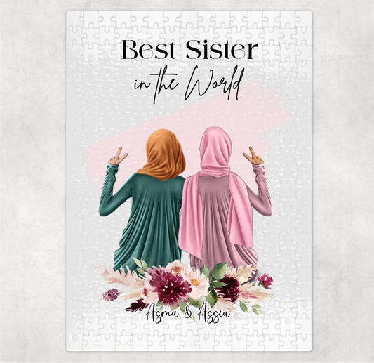 2-4 Muslim Freundinnen Puzzle