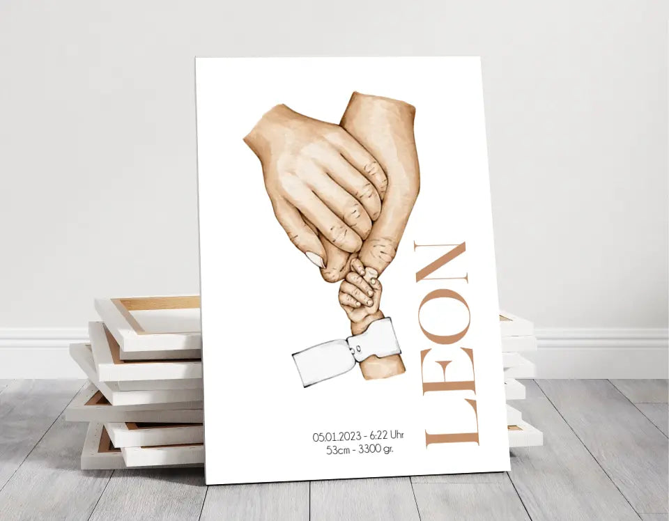 Eltern & Neugeborenes Poster