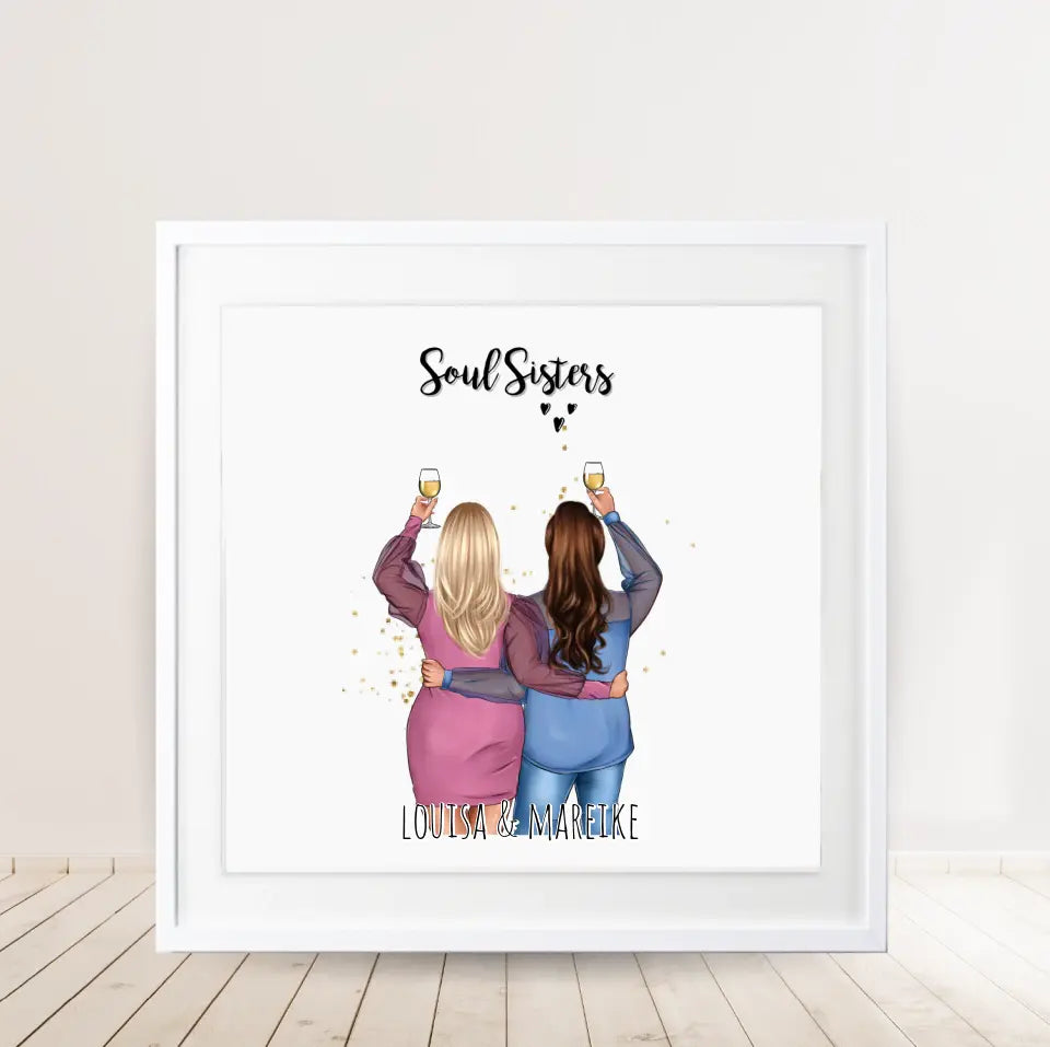 2-3 Plus size Freundinnen Poster
