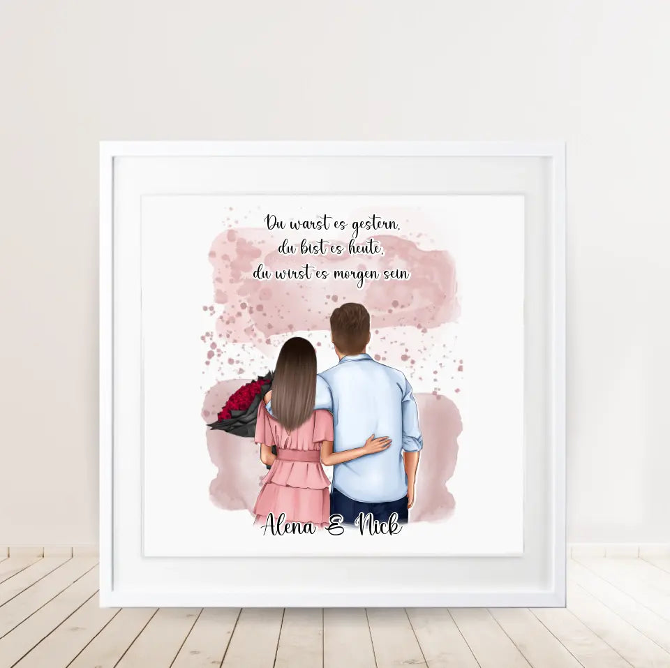 Paar Geschenkidee Poster