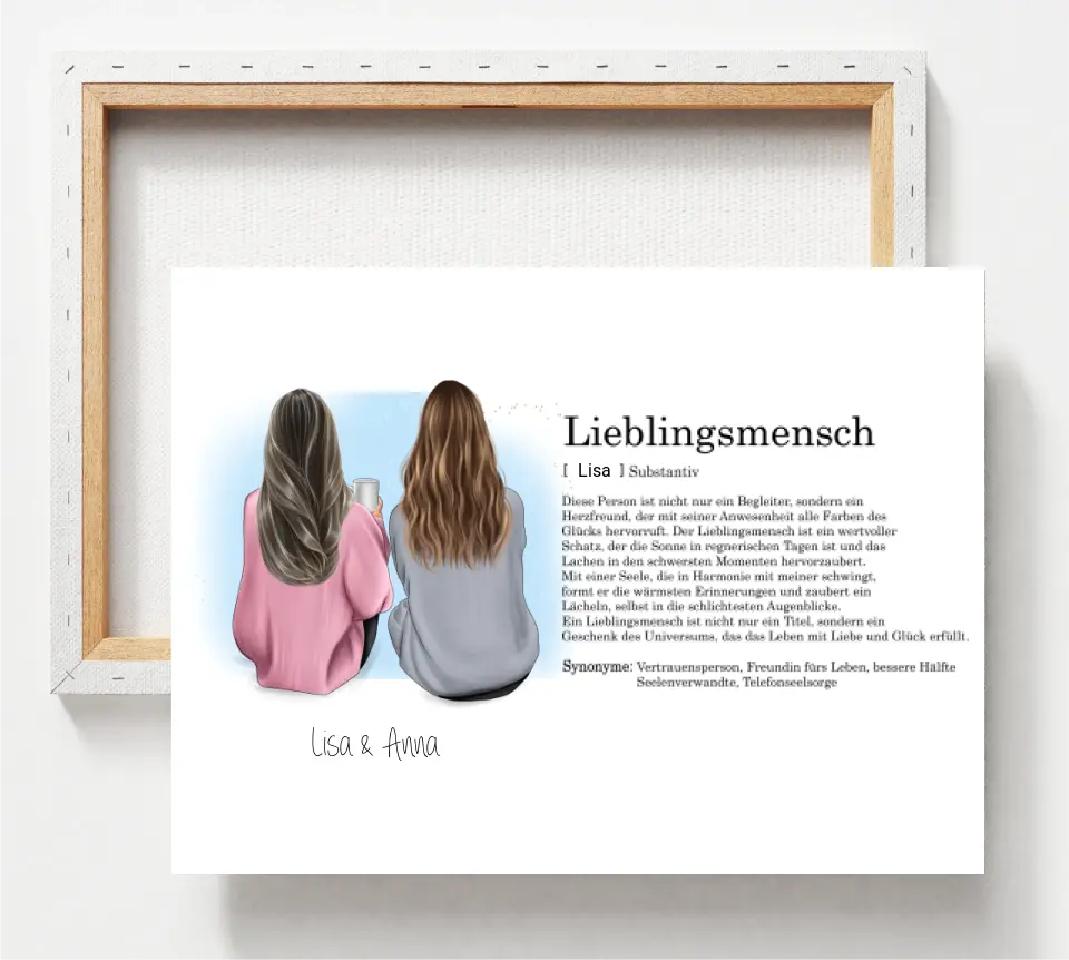 Freundinnen Definitionsposter
