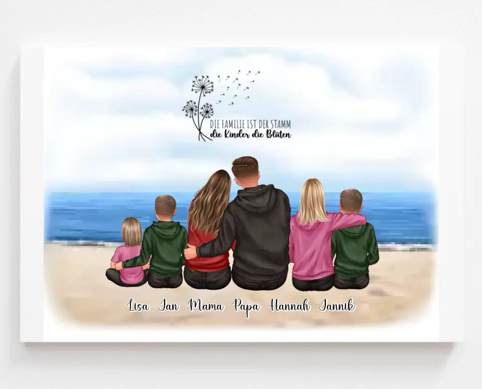 Familie 4-6 Personen Poster