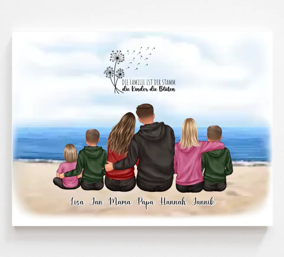 Familie 4-6 Personen Poster