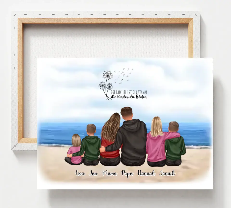 Familie 4-6 Personen Poster