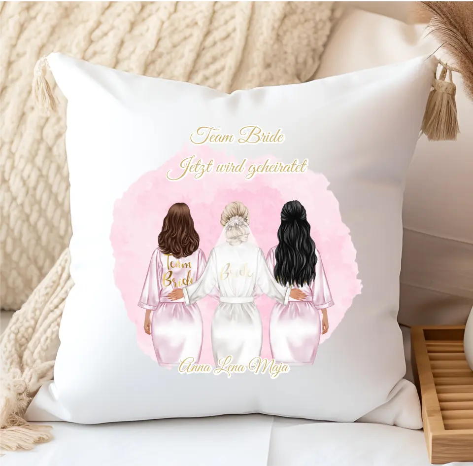 Braut Kissen Personalisiert