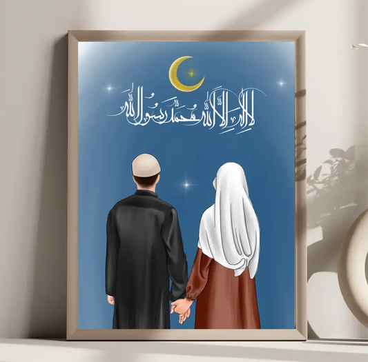 Muslim Paar Poster