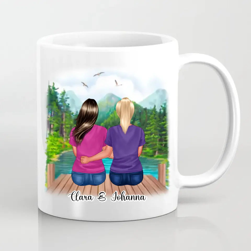 Freundin Tasse / Thermobecher
