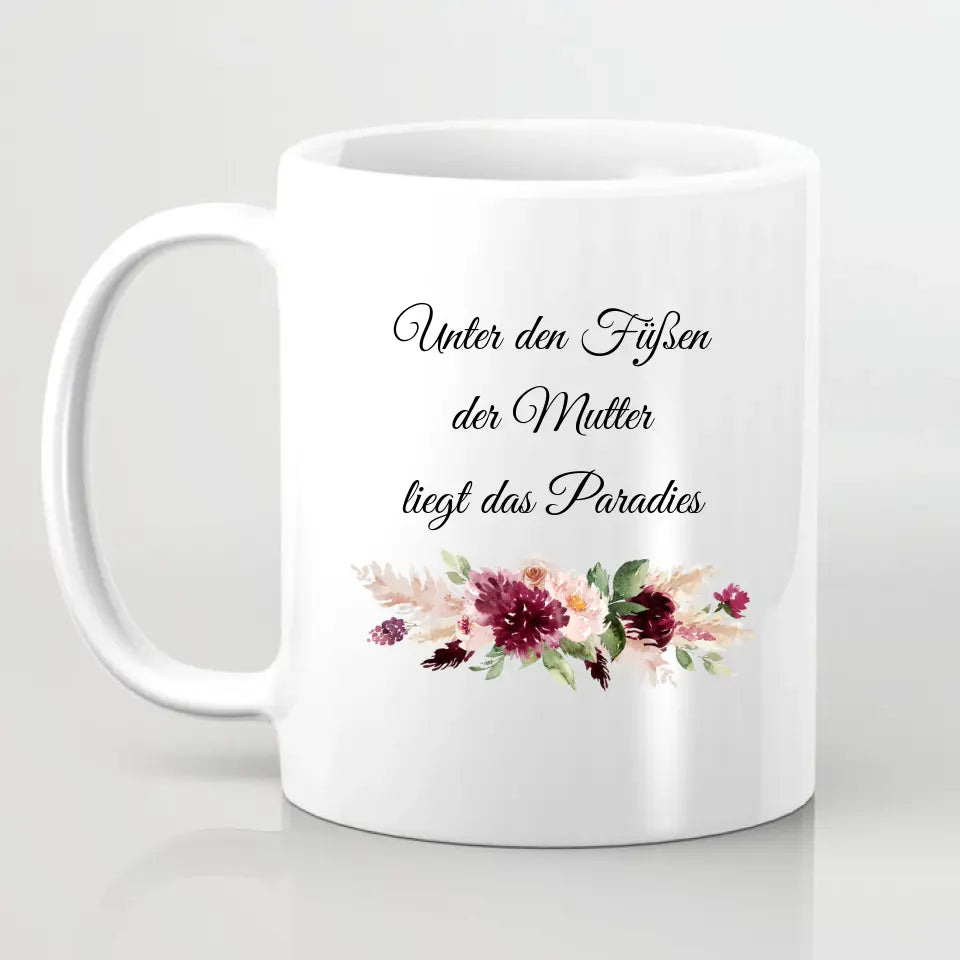 Muslim Mama & 1-3 Töchter Tasse / Thermobecher