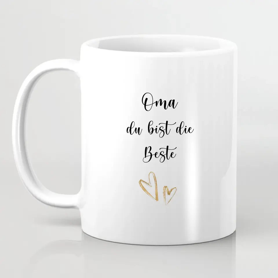Oma & Enkelin Tasse / Thermobecher Personalisiert