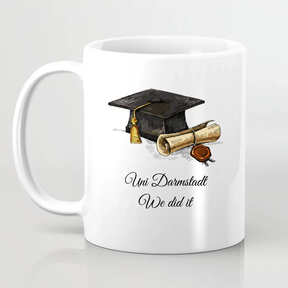 3 Freundinnen Abschluss Tasse / Thermobecher