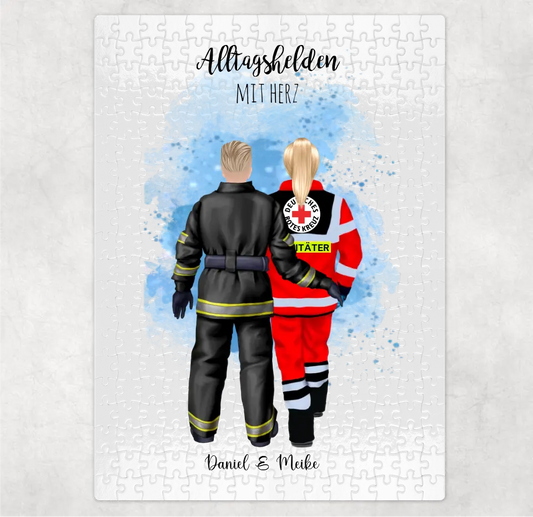 Feuerwehr & Sanitäter Puzzle