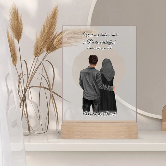 Muslim Couple Acrylschild