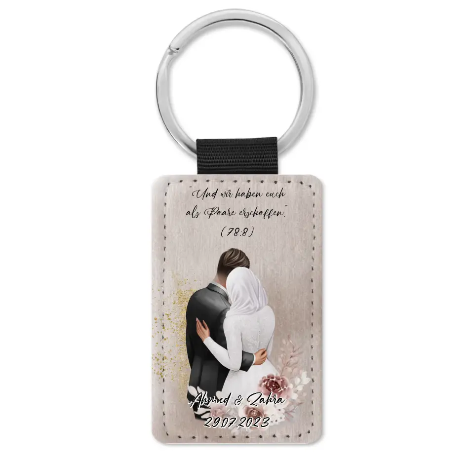 Brautpaar/ Paar Hochzeit Schlüsselanhänger
