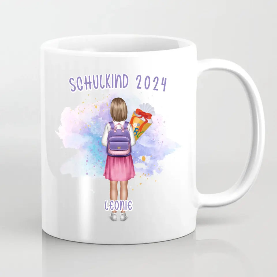 1-2 Kinder (Junge & Mädchen) Schulkind Tasse / Thermobecher
