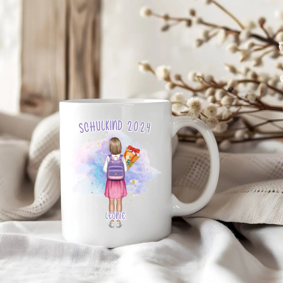1-2 Kinder (Junge & Mädchen) Schulkind Tasse / Thermobecher